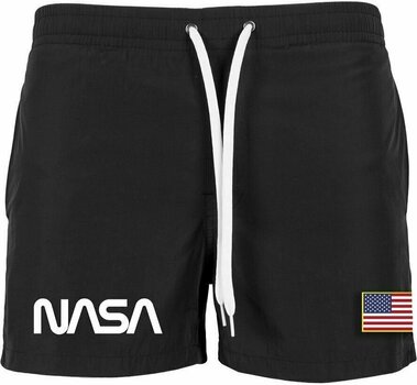 Glasbene hlače / kratke hlače NASA Worm Logo Črna XL Glasbene hlače / kratke hlače - 1