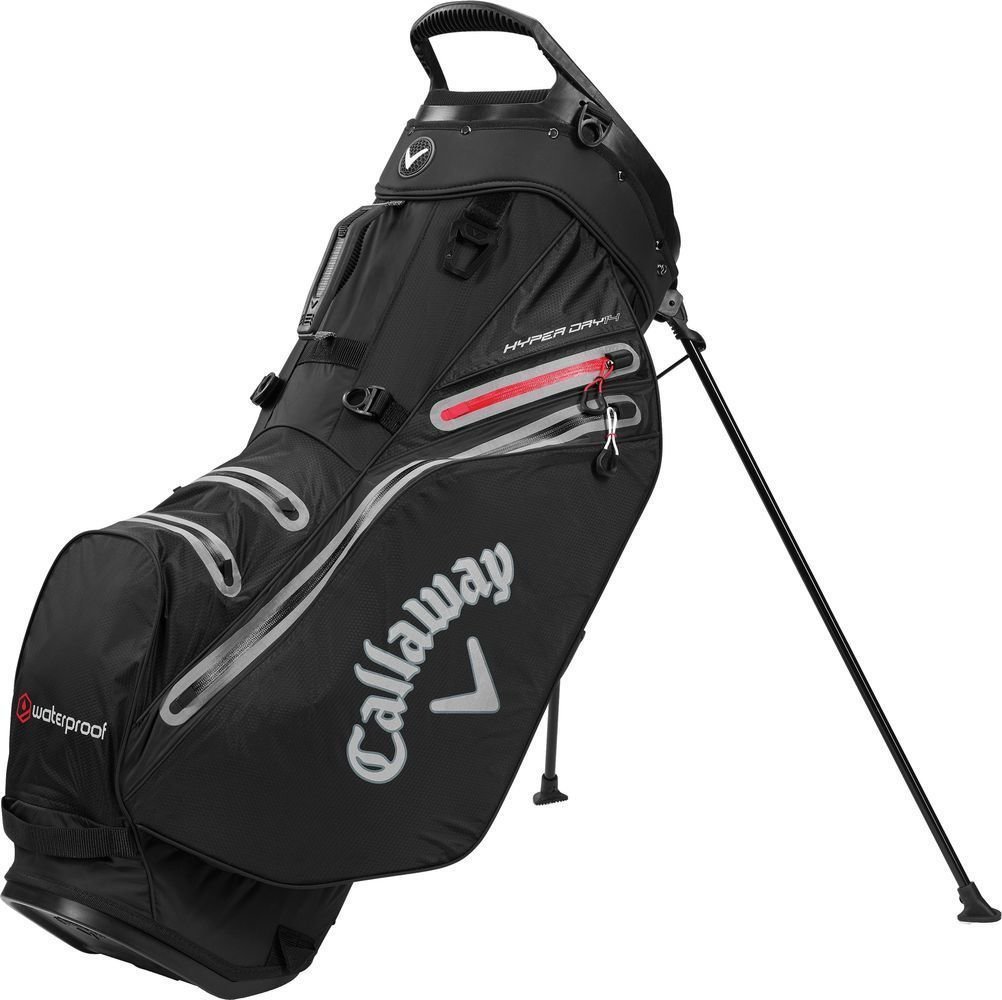 Golftaske Callaway Hyper Dry 14 Black/Charcoal/Red Golftaske