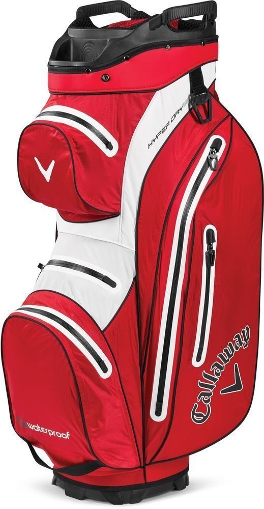 Golf torba Cart Bag Callaway Hyper Dry 15 Red/White/Black Golf torba Cart Bag