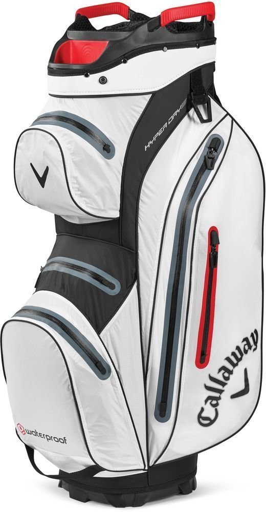 Golf Bag Callaway Hyper Dry 15 White/Black/Red Golf Bag
