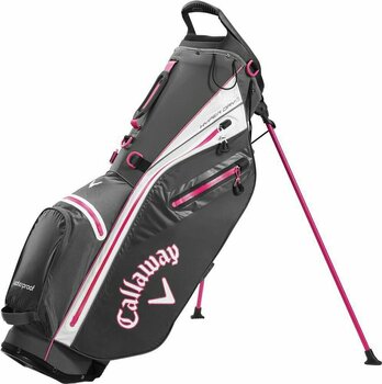 Golfbag Callaway Hyper Dry C Charcoal/White/Pink Golfbag - 1