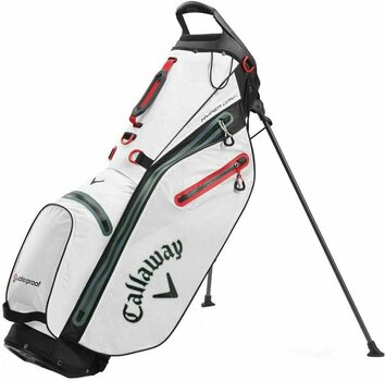 Golf torba Stand Bag Callaway Hyper Dry C White/Black/Red Golf torba Stand Bag - 1