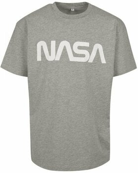Majica NASA Majica Heavy Oversized Moška Heather Grey XL - 1
