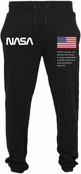 Pantalon / pantalon scurti muzică NASA Heavy Sweatpants Black M - 1