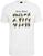 Tricou Mister Tee Tricou Gang Signs White XL