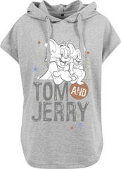 Merchcode Ladies Tom & Jerry Sleeveless Hoody Grey