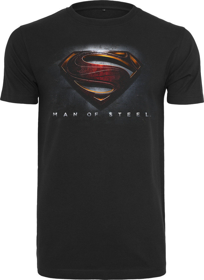 T-shirt Superman Man of Steel Black S T-shirt