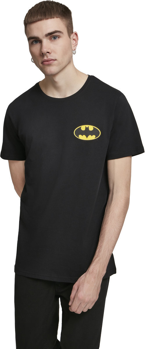 Camiseta de manga corta Batman Camiseta de manga corta Chest Hombre Black XS