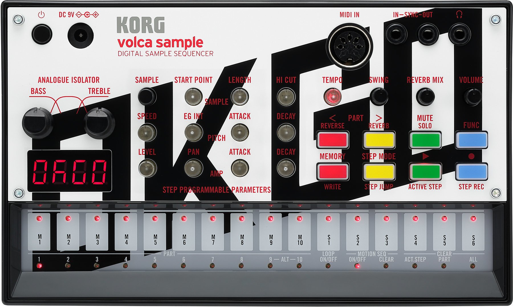 Módulo de sonido Korg Volca Sample OK GO
