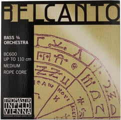 Saiten für Streichinstrumente Thomastik Belcanto BC600 Double Bass 3/4 Medium Saiten für Streichinstrumente