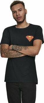 T-shirt Superman Noir M T-shirt de film - 1