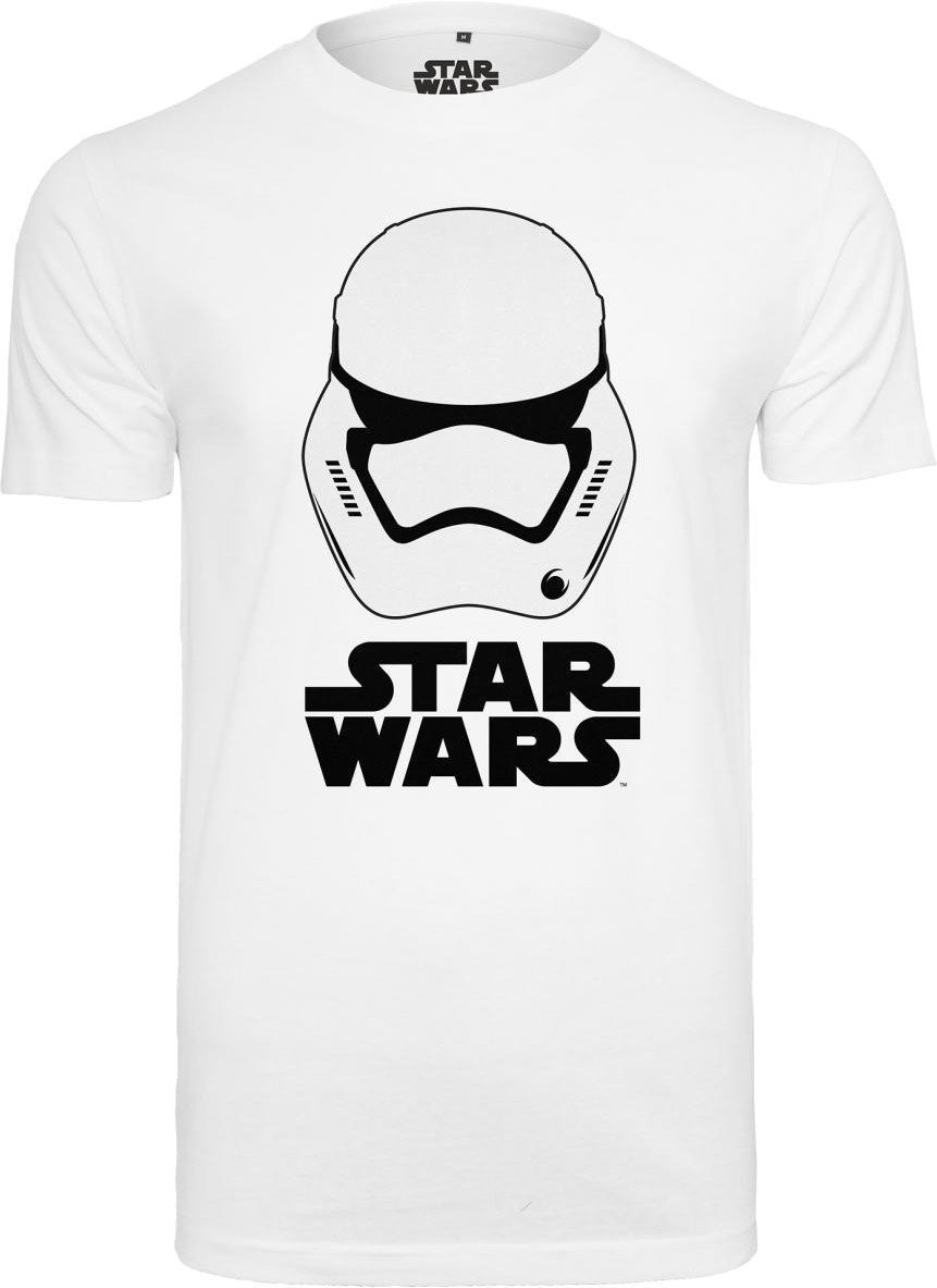 T-Shirt Star Wars T-Shirt Helmet White XL