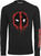 T-shirt Deadpool Splatter Black XL T-shirt