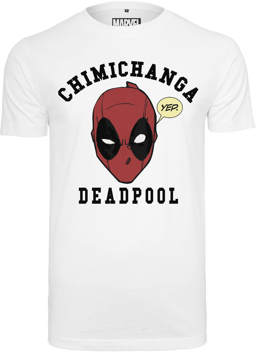 Camiseta de manga corta Deadpool Camiseta de manga corta Chimichanga Hombre Blanco XS
