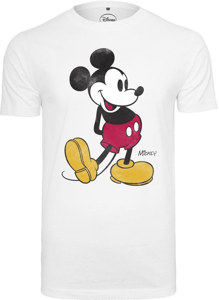 T-shirt Mickey Mouse Logo White S T-shirt