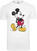T-Shirt Mickey Mouse Logo White L T-Shirt