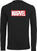 Maglietta Marvel Maglietta Logo Unisex Black XL