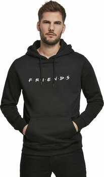 Hættetrøje Friends Hættetrøje Logo EMB Black XL - 1