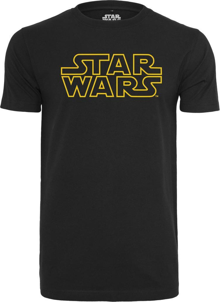 Shirt Star Wars Shirt Logo Heren Zwart M