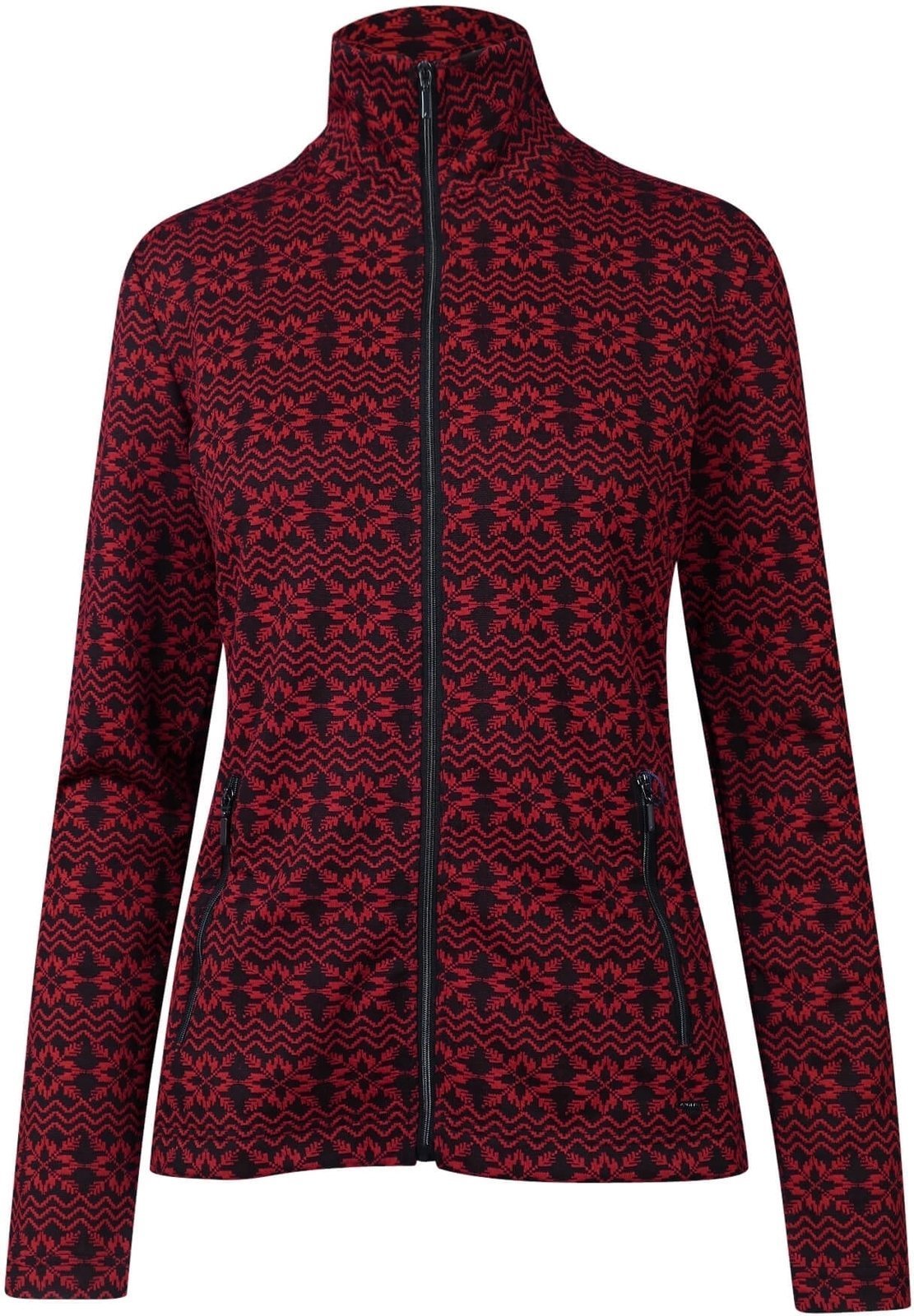 Ski-trui en T-shirt Luhta Ahtiala Womens Sweater Classic Red XS Capuchon