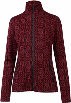 T-shirt/casaco com capuz para esqui Luhta Ahtiala Womens Sweater Classic Red XS Hoodie - 1