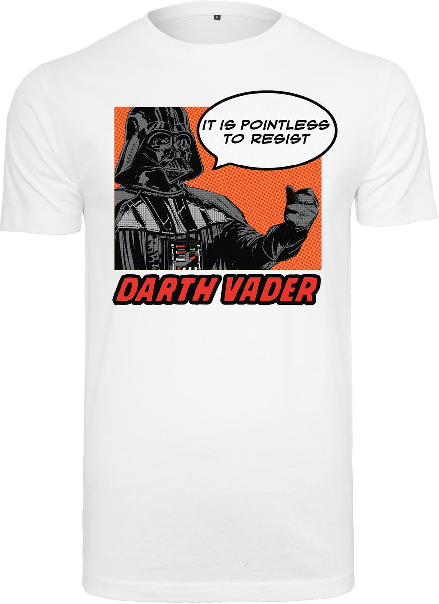 T-Shirt Star Wars T-Shirt Pointless To Resist Herren White XS