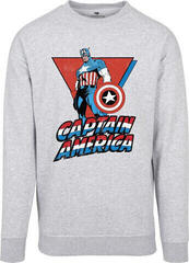 Camiseta de manga corta Captain America Crewneck Grey