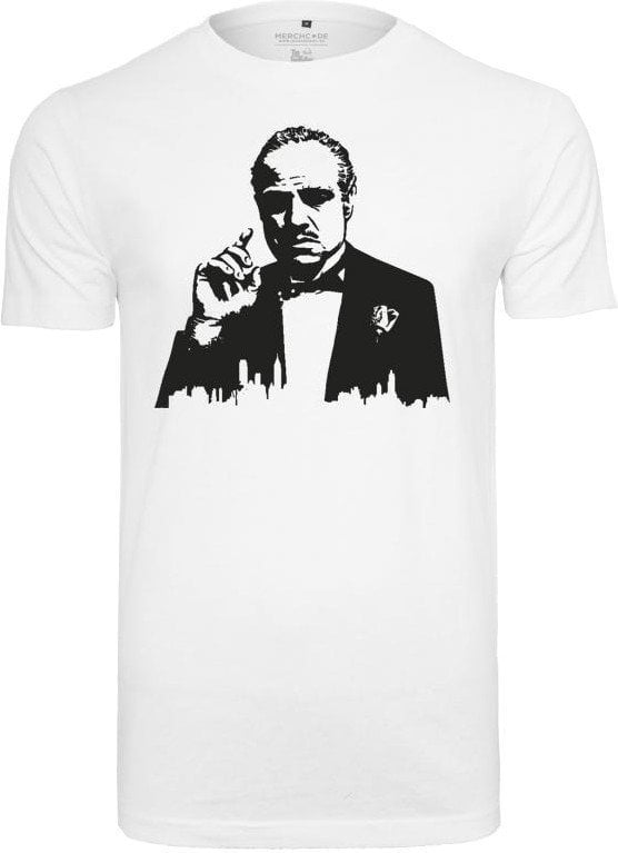 T-Shirt Godfather T-Shirt Painted Portrait Male White XS
