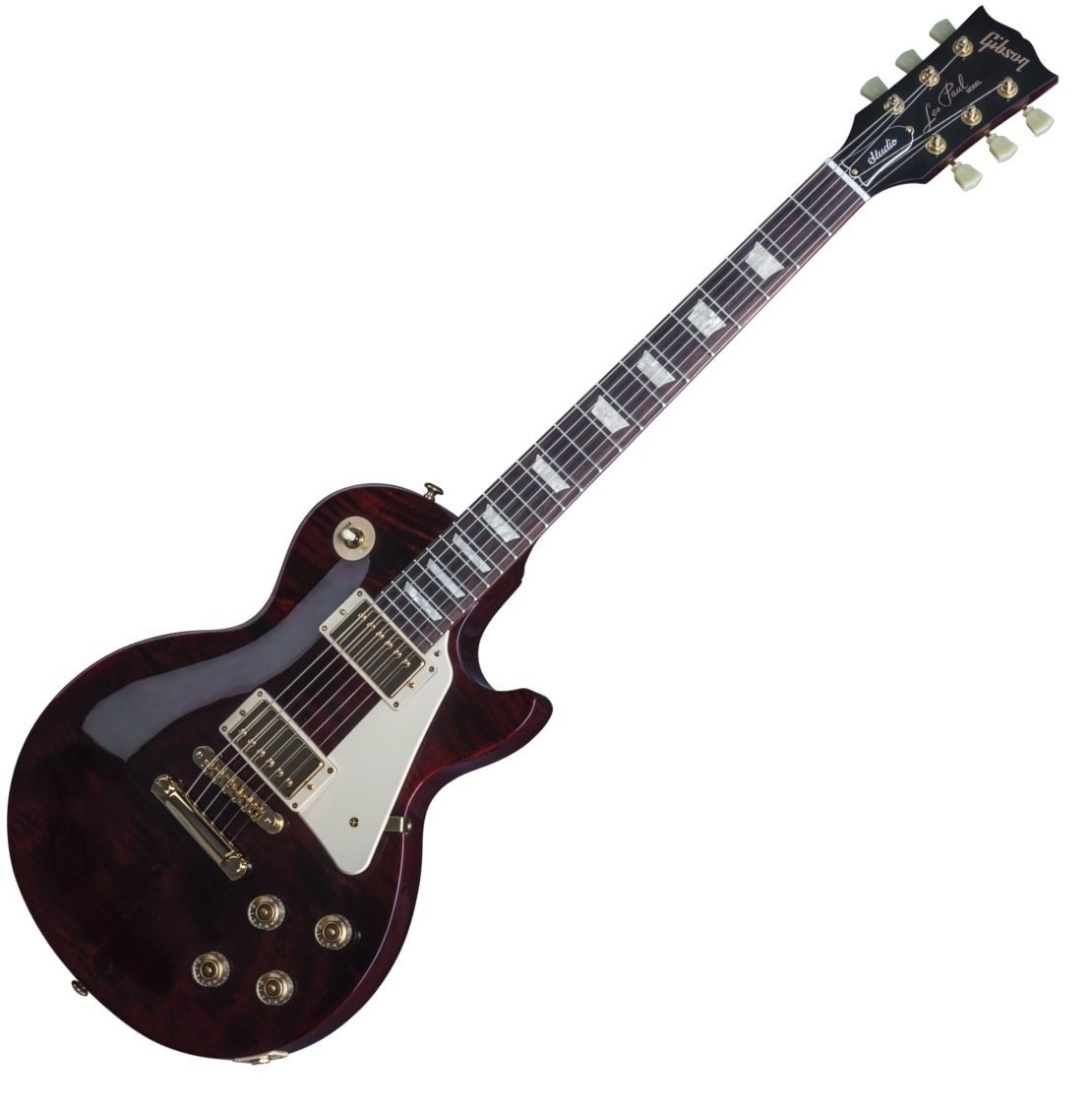 Električna kitara Gibson Les Paul Studio 2016 T Gold Hardware Wine Red