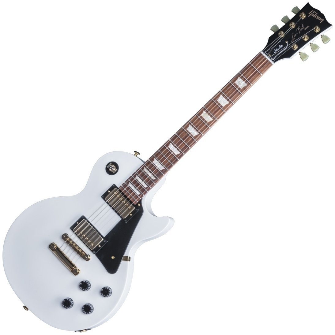 E-Gitarre Gibson Les Paul Studio 2016 T Gold Hardware Alpine White
