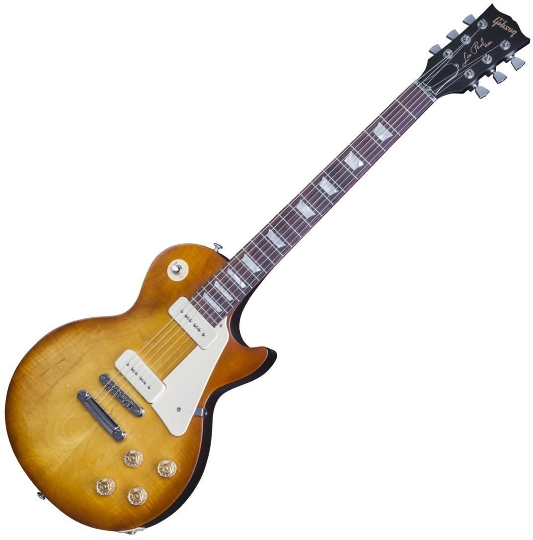 Guitare électrique Gibson Les Paul 60s Tribute 2016 HP Satin Honeyburst Dark Back