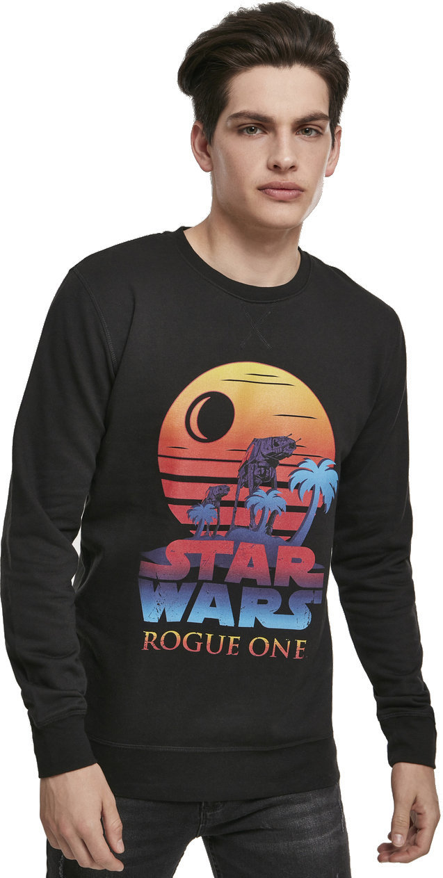 Majica Star Wars Rogue One Logo Sunset Crewneck Black L