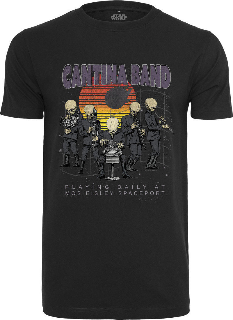 T-shirt Star Wars T-shirt Cantina Band Preto XL