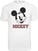 Tričko Mickey Mouse Tričko College Pánské White XS