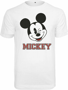 Skjorte Mickey Mouse Skjorte College Mand White S - 1