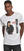 T-Shirt Michael Jackson T-Shirt Bad Herren Weiß L