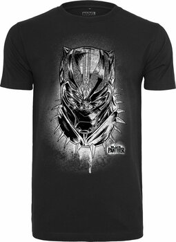 T-shirt Black Panther Spray Headshot Black L T-shirt - 1