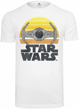 T-Shirt Star Wars T-Shirt Sunset Herren White L - 1