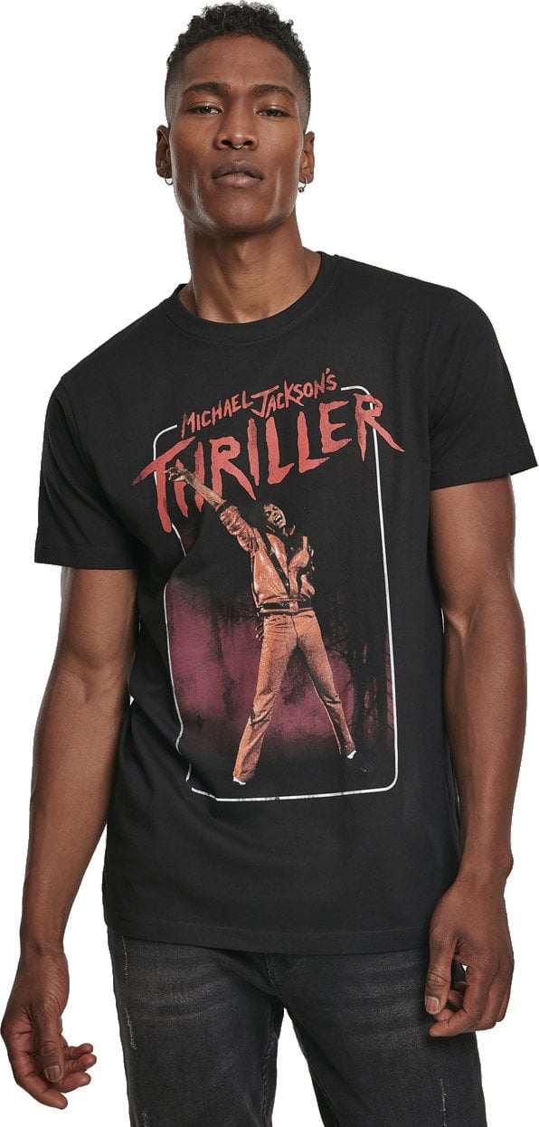Shirt Michael Jackson Shirt Thriller Video Zwart L
