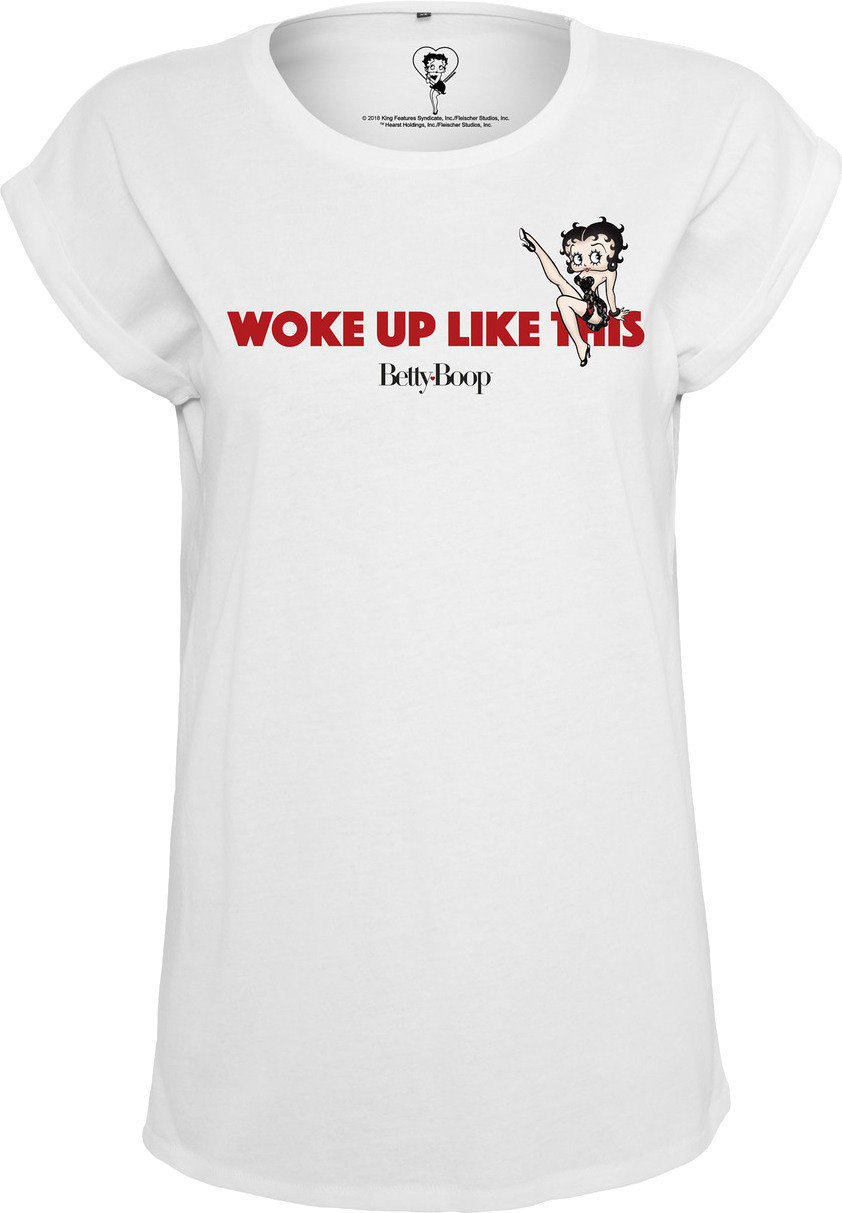 Koszulka Betty Boop Koszulka Woke Up White M