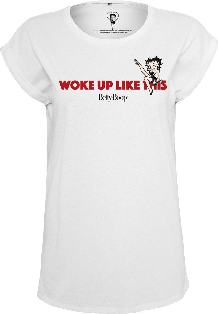 T-shirt Betty Boop Woke Up White L T-shirt