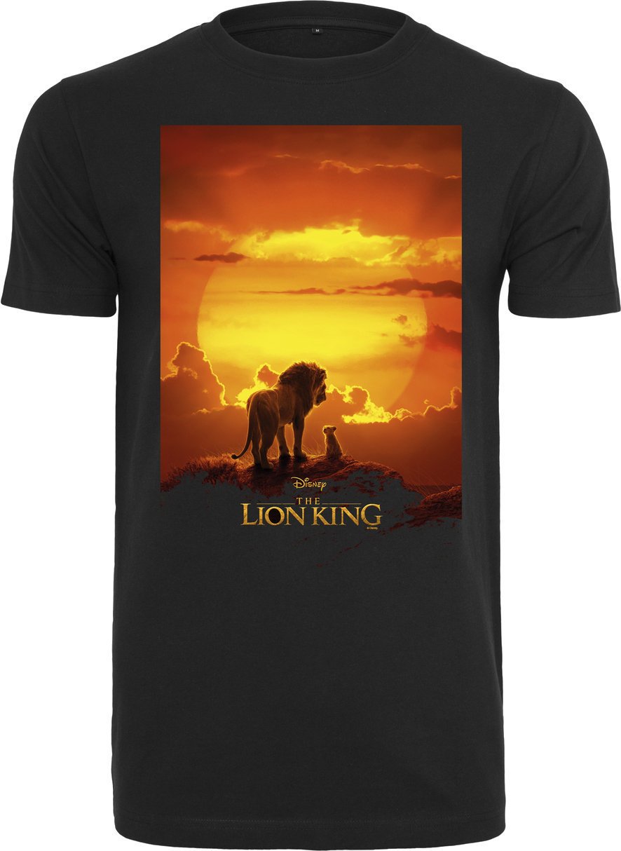 Shirt Lion King Shirt Sunset Heren Black L