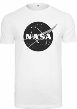 Camiseta de manga corta NASA Camiseta de manga corta Insignia Hombre Blanco S - 1