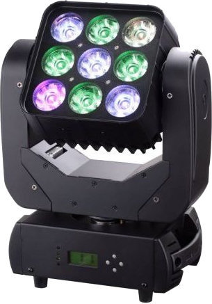 Moving Head Fractal Lights Mini LED Matrix 9x10 W