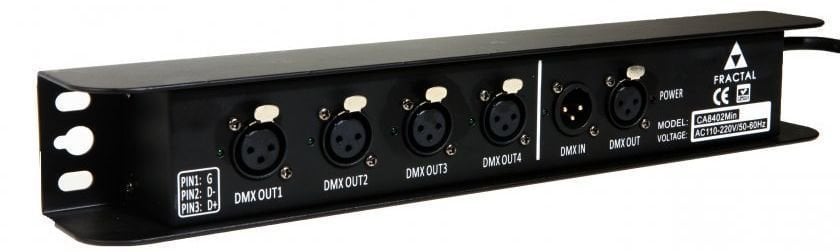 Distribúcia signálu pre svetlá Fractal Lights Split DMX 4 Mini