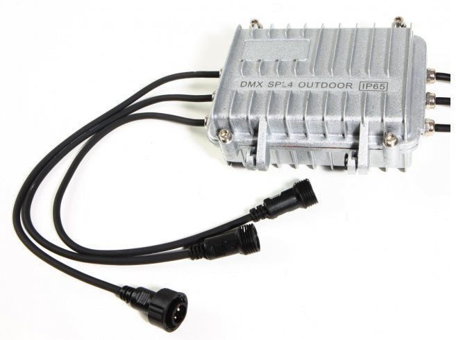 Distribúcia signálu pre svetlá Fractal Lights Split DMX 4 Outdoor IP65