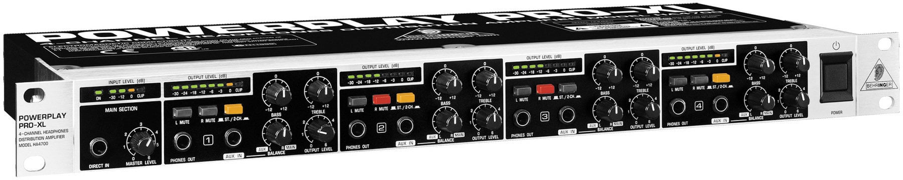 Amplificateur casque Behringer HA 4700 POWERPLAY PRO Amplificateur casque