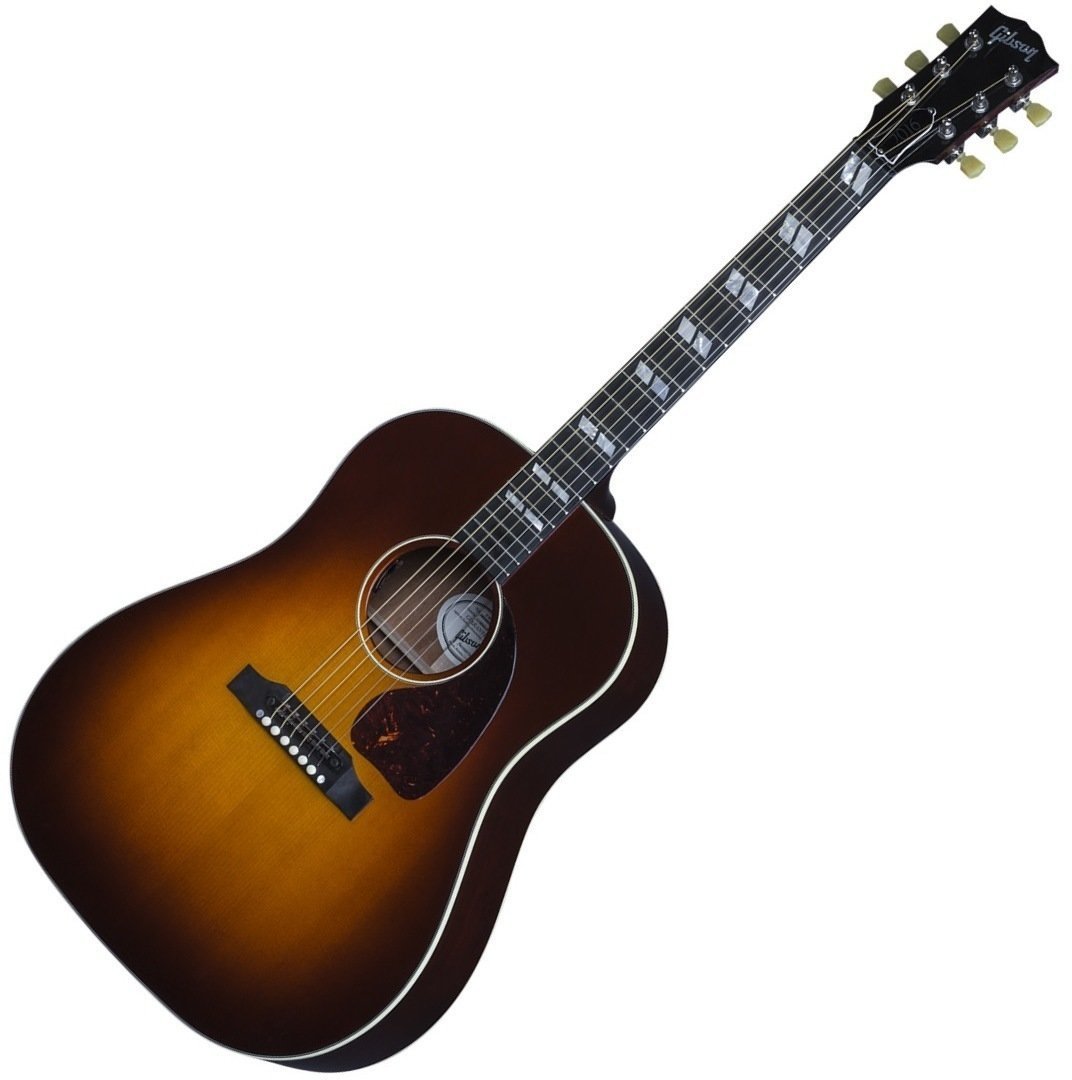 Elektroakustinen kitara Gibson J-45 Progressive Autumn Burst
