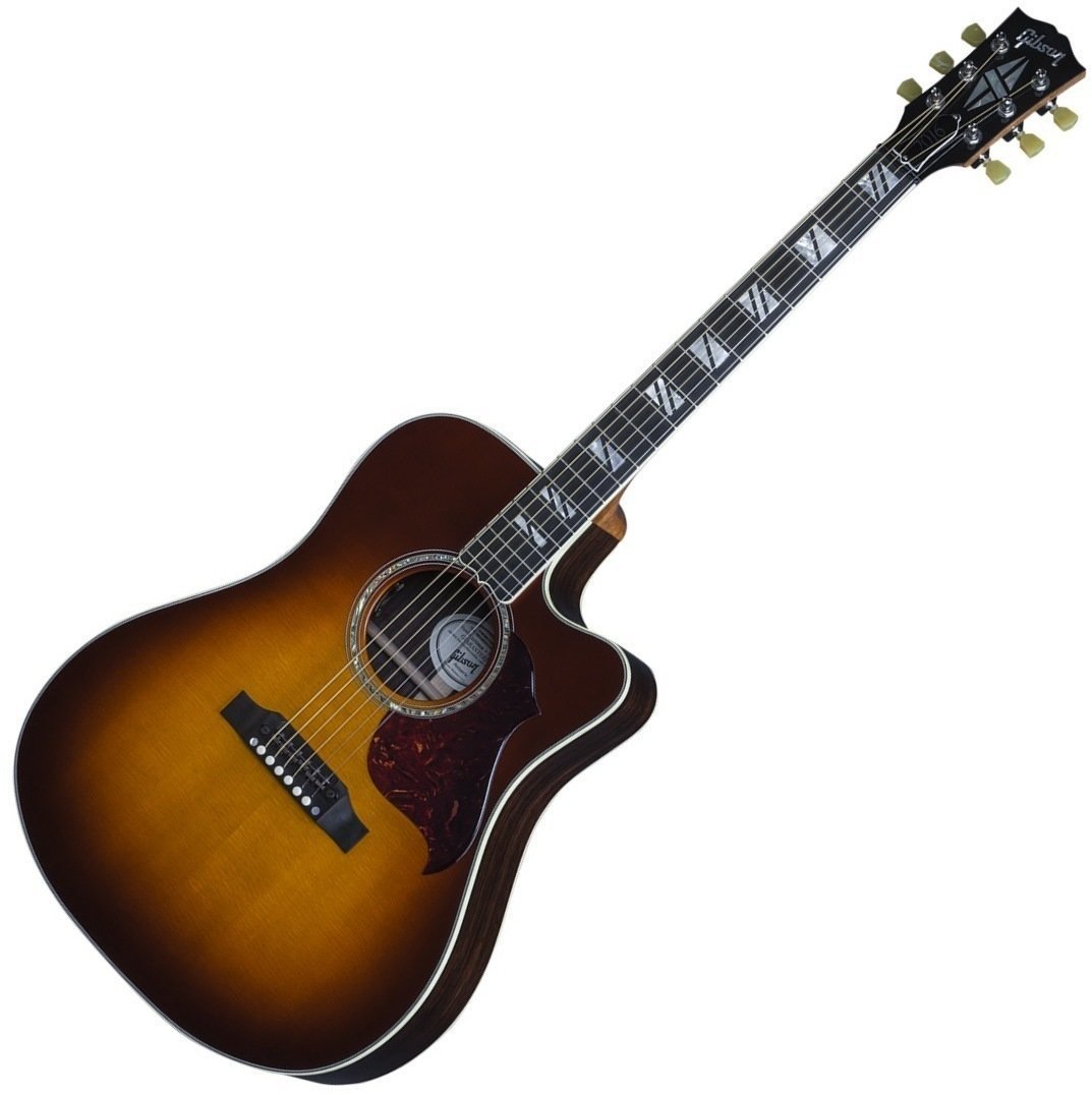 Elektroakustinen kitara Gibson Songwriter Cutaway Progressive Autumn Burst