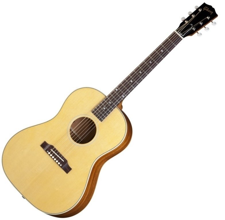 Elektroakusztikus gitár Gibson LG-2 American Eagle Antique Natural